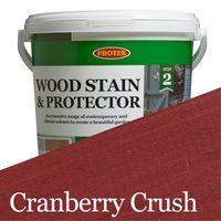 Protek Wood Stain & Protector - Cranberry Crush 25 Litre