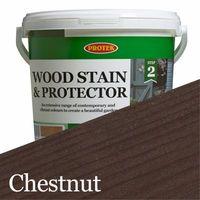 Protek Wood Stain & Protector - Chestnut 25 Litre