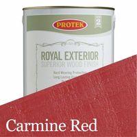 Protek Royal Exterior Wood Stain - Carmine Red 5 Litre