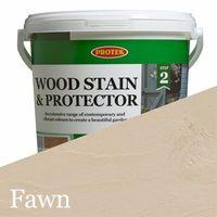 Protek Wood Stain & Protector - Fawn 1 Litre