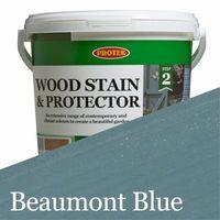 Protek Wood Stain & Protector - Beaumont Blue 25 Litre