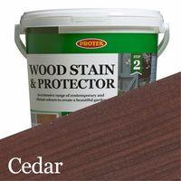 protek wood stain protector cedar 25 litre