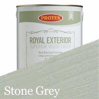 protek royal exterior wood stain stone grey 25 litre