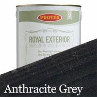 protek royal exterior wood stain anthracite grey 5 litre