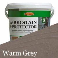 Protek Wood Stain & Protector - Warm Grey 1 Litre