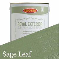 Protek Royal Exterior Wood Stain - Sage Leaf 2.5 Litre