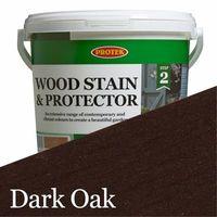 protek wood stain protector dark oak 1 litre