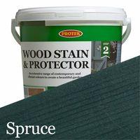 Protek Wood Stain & Protector - Spruce 1 Litre