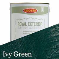 protek royal exterior wood stain ivy green 25 litre