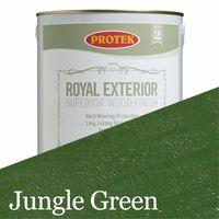 protek royal exterior wood stain jungle green 25 litre