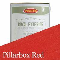 Protek Royal Exterior Wood Stain - Pillarbox Red 2.5 Litre