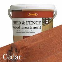 Protek Shed and Fence Stain - Cedar 25 Litre