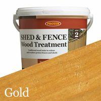Protek Shed and Fence Stain - Gold 5 Litre