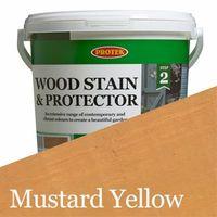 Protek Wood Stain & Protector - Mustard Yellow 1 Litre