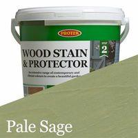 Protek Wood Stain & Protector - Pale Sage 1 Litre