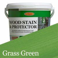 Protek Wood Stain & Protector - Grass Green 5 Litre