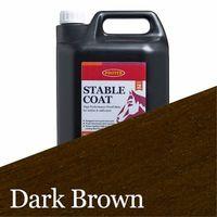 Protek Stable Coat - Dark Brown 5 Litre