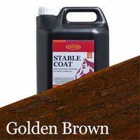 Protek Stable Coat - Golden Brown 5 Litre