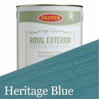 protek royal exterior wood stain heritage blue 1 litre