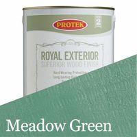 protek royal exterior wood stain meadow green 1 litre