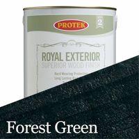 protek royal exterior wood stain forest green 5 litre