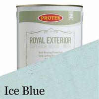 Protek Royal Exterior Wood Stain - Ice Blue 5 Litre