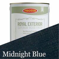 Protek Royal Exterior Wood Stain - Midnight Blue 5 Litre