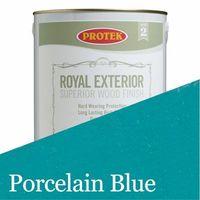 Protek Royal Exterior Wood Stain - Porcelain Blue 5 Litre