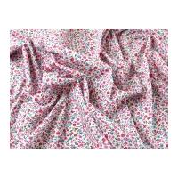 Pretty Floral Print Polycotton D...