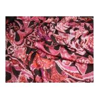 printed polyester satin dress fabric pink purple