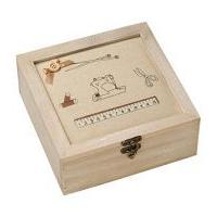 Prym Classic Wooden Sewing Box Natural