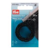 prym waxed strong thread 20m black