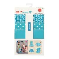 prym love fabric pattern childrens clothes sewing kit blue