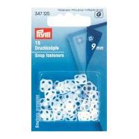 Prym Plastic Sew On Snap Fasteners White