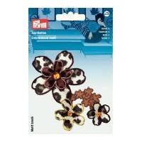 Prym Iron On Flower Tendril Applique Motif Animal Print