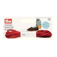 prym espadrilles creative yarn 7m red