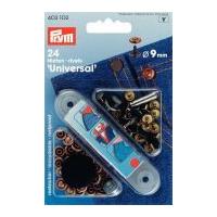 prym universal jean rivets black copper