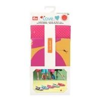 prym love fabric mix for espadrilles yellow pink