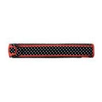 prym polka dot knitting pin case black white red