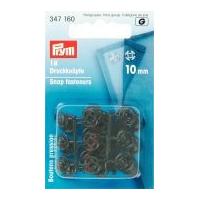 prym plastic sew on snap fasteners black