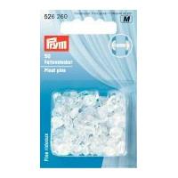 Prym Plastic Pleating Pin Studs for Curtains Clear