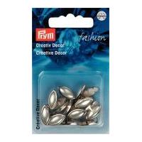 prym press on oval metal studs