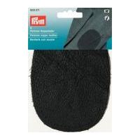 Prym Sew On Nappa Real Leather Elbow & Knee Patches Dark Grey