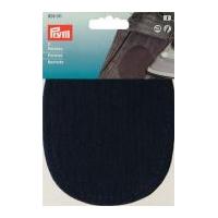 prym iron on cotton elbow knee patches navy blue