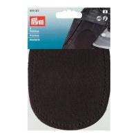 prym iron on cotton elbow knee patches grey