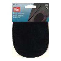 Prym Sew On Suede Real Leather Elbow & Knee Patches Black