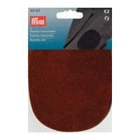 prym sew on suede real leather elbow knee patches camel