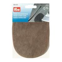 prym sew on imitation suede elbow knee patches stone