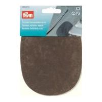 prym sew on imitation suede elbow knee patches brown