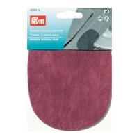 Prym Sew On Imitation Suede Elbow & Knee Patches Wine